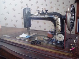 New Home antique treadle sewing machine